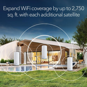NETGEAR Orbi 770 back ports highlight 2.5 Gbps Ethernet for fast wired devices.