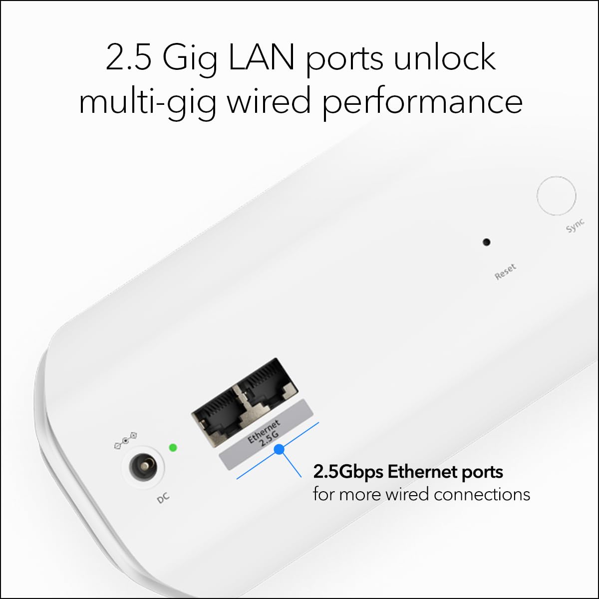 NETGEAR Orbi 770 compact design blends with home decor.