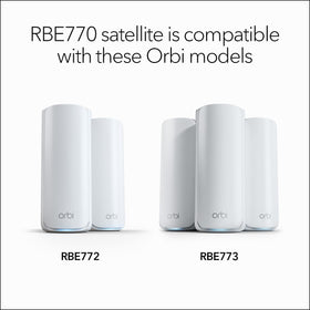 NETGEAR Orbi 770 LED indicators display status and connectivity at a glance.