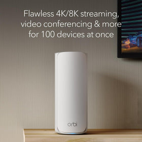 NETGEAR Orbi 770 router ports highlighting 2.5 Gbps WAN/LAN port