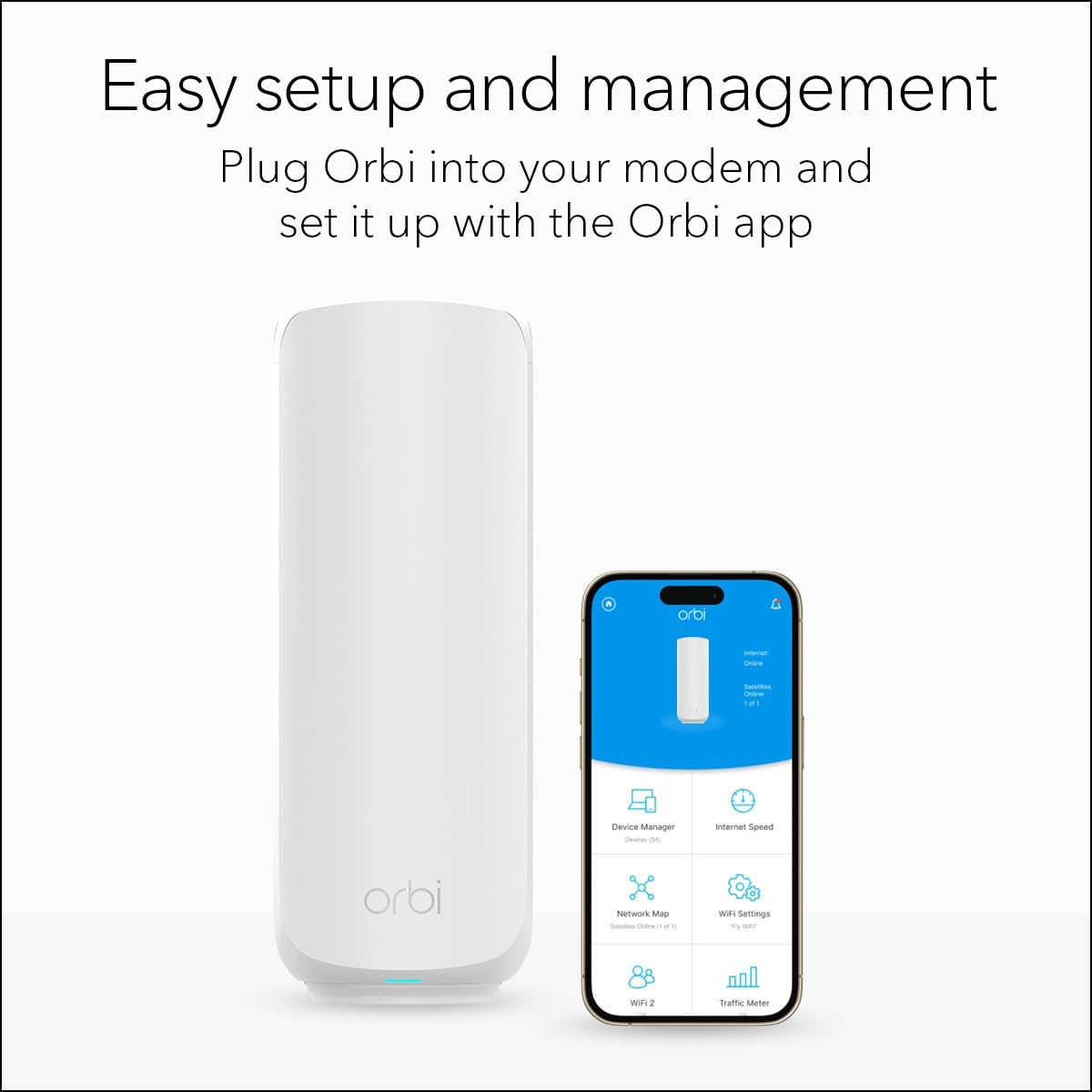 NETGEAR Orbi 770 security banner highlights Armor and WPA3 protection