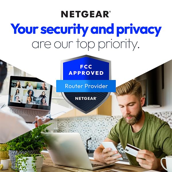 NETGEAR Orbi 870 10Gb ethernet port enables ultra-fast wired connections.