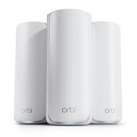 NETGEAR Orbi 870 router with WiFi 7 delivering fast, whole-home coverage.
