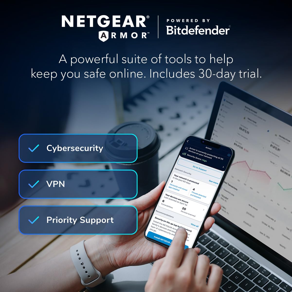 NETGEAR Orbi 870 tri-band antenna design enables stable backhaul for many devices.