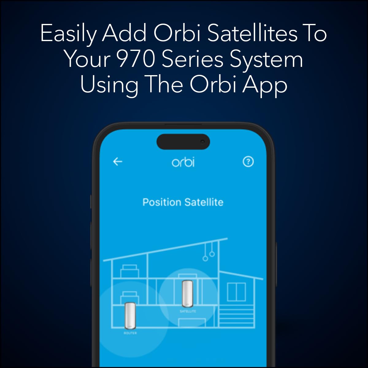 NETGEAR Orbi 970 coverage map visualization helps plan placement