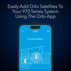 NETGEAR Orbi 970 coverage map visualization helps plan placement