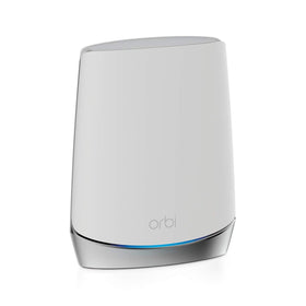 NETGEAR Orbi AX4200 satellite front view for whole-home coverage up to 5000 sq ft.