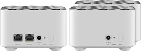 NETGEAR Orbi RBK13 ethernet port detail illustrating gigabit wired connection for stability