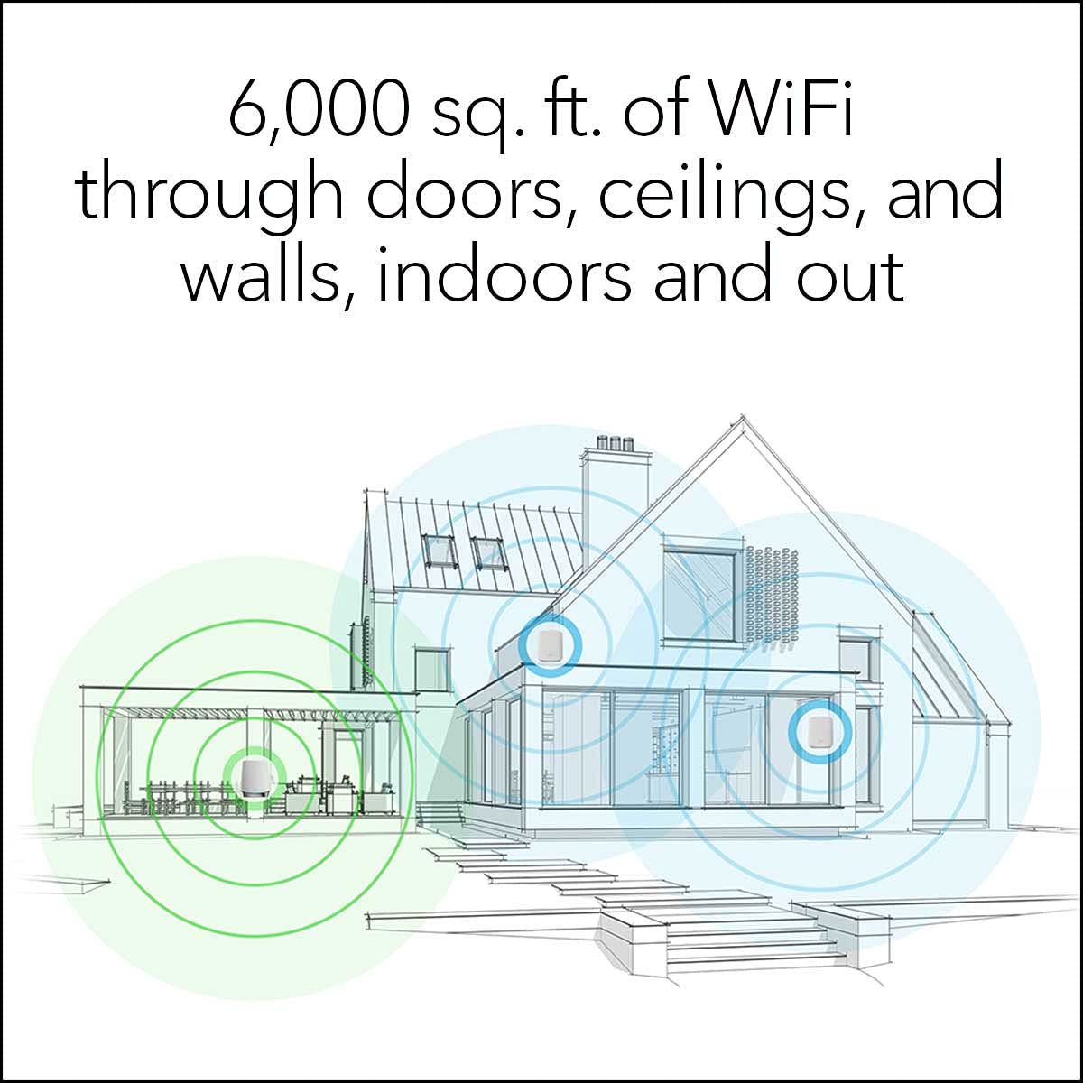 NETGEAR Orbi RBK653 second satellite keeps video calls smooth across rooms.