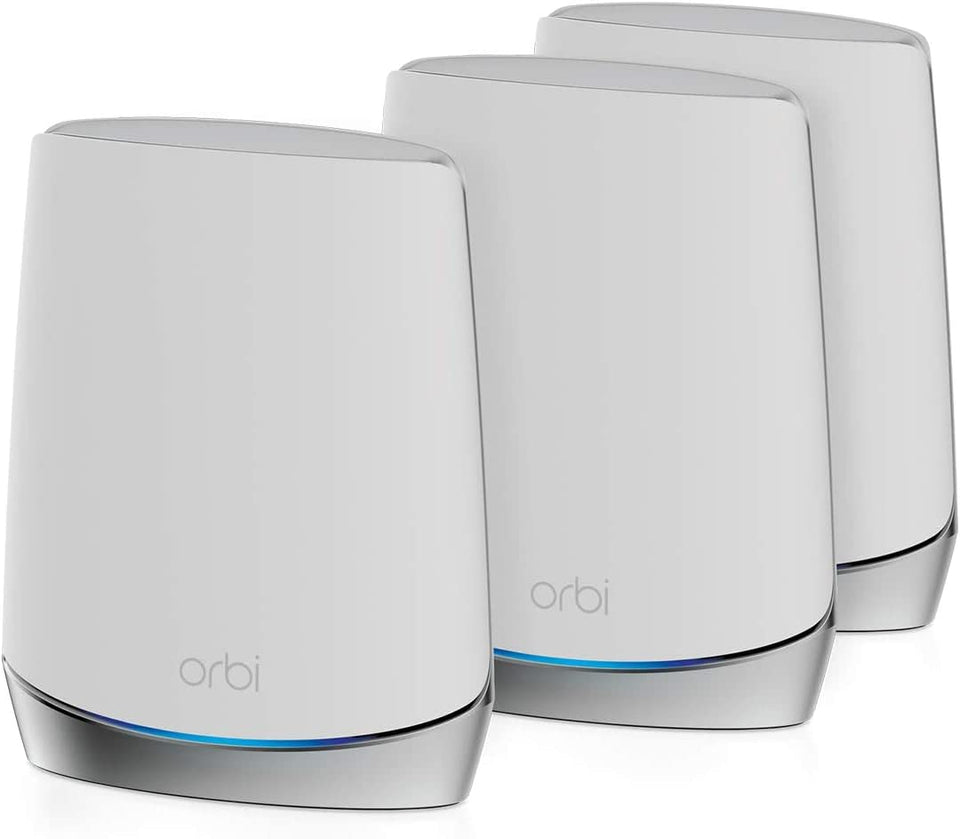 Netgear Orbi RBK753 router with tri-band Wi‑Fi for broad coverage