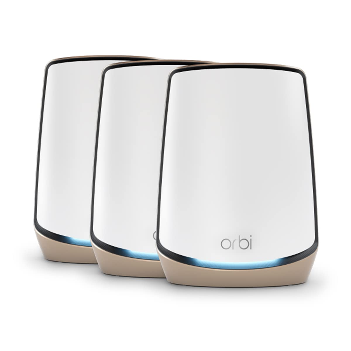 NETGEAR Orbi RBK863S router front view showing sleek design and strong performance