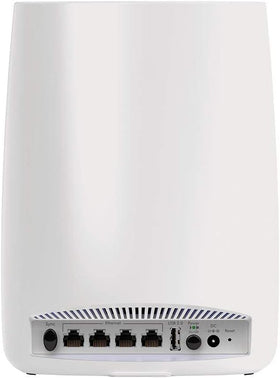 NETGEAR Orbi RBS50 satellite side antenna emphasizing strong coverage