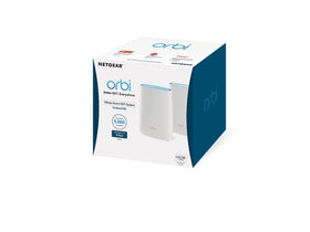 NETGEAR Orbi satellite AC3000 side view, extending mesh coverage to multiple rooms.