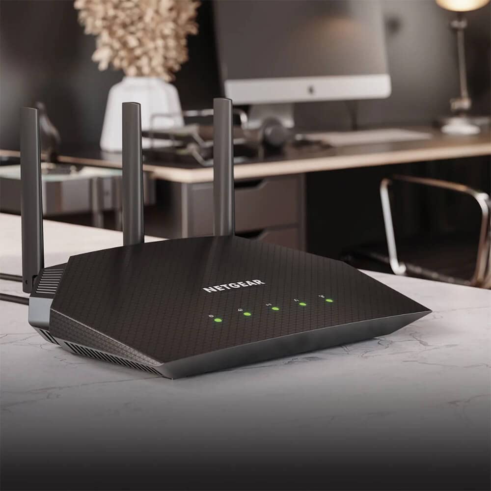 Netgear RAX10 Armor security banner emphasizing device protection