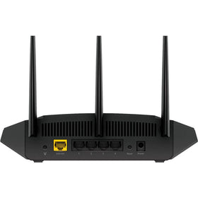 Netgear RAX10 satellite mesh link illustrating extended home coverage