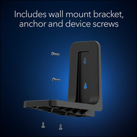 NETGEAR wall mount next to ruler showing compact dimensions for precise placement and space planning
