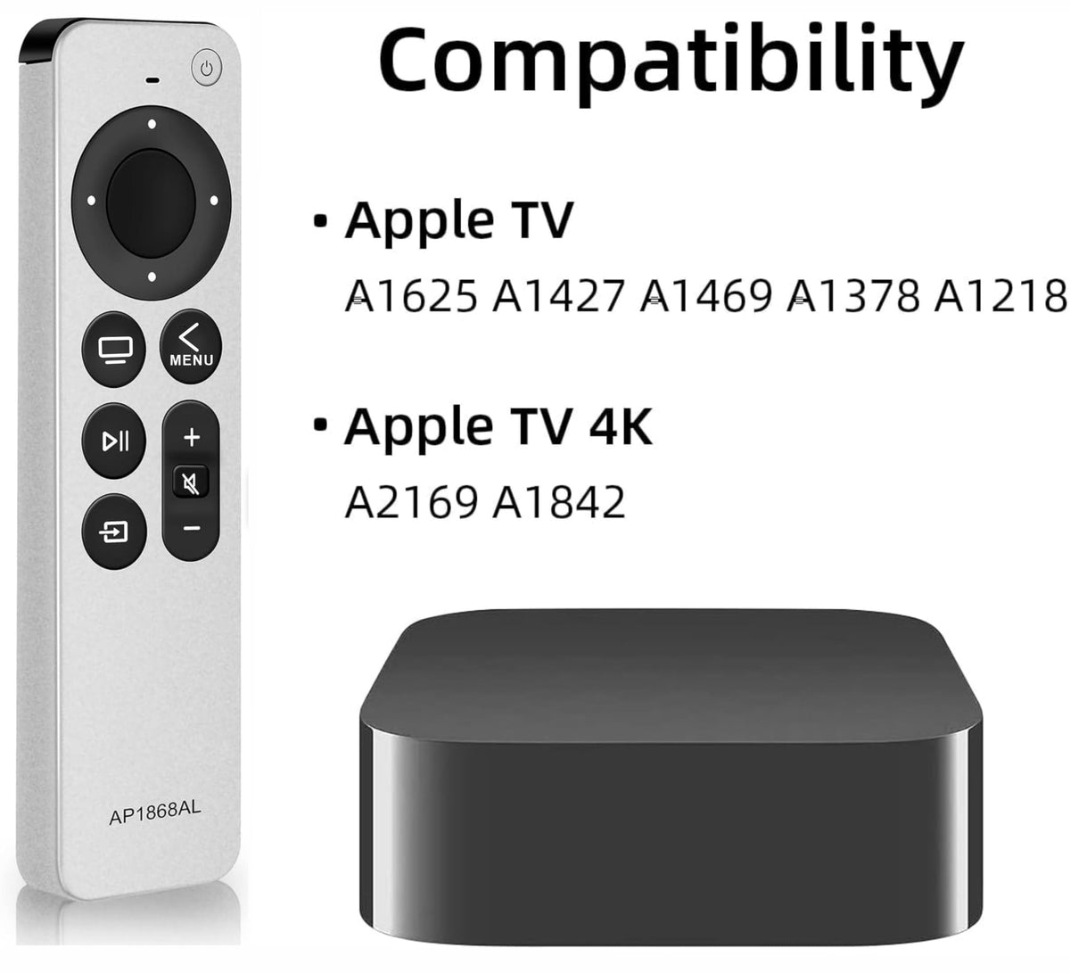 Nettech Apple TV remote battery installation for immediate use.