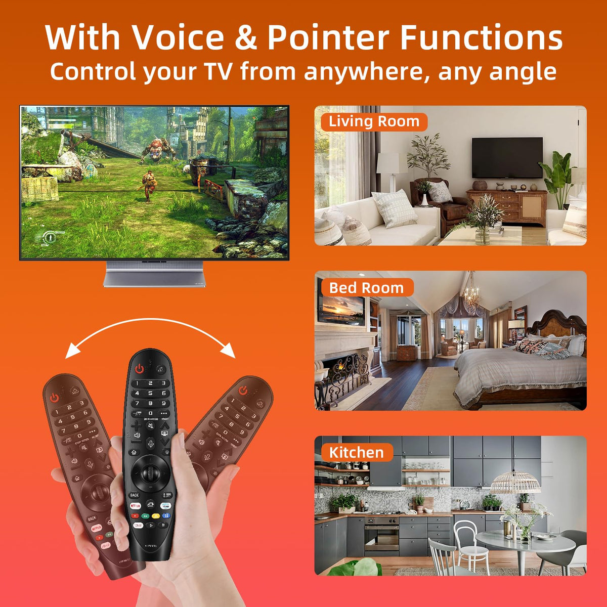 Nettech LG remote durability shot underscores sturdy ABS build and long-lasting performance.