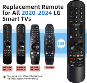 Nettech magic remote LG quick pairing for immediate use.