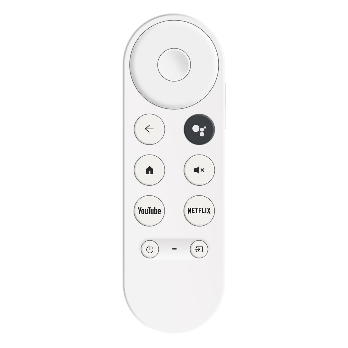 Nettech replacement remote beside Chromecast with Google TV for seamless voice search.