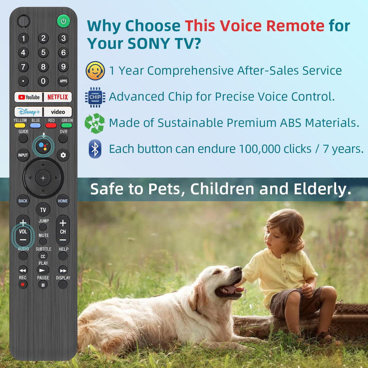Nettech replacement remote pairing steps show easy Bluetooth connection process.