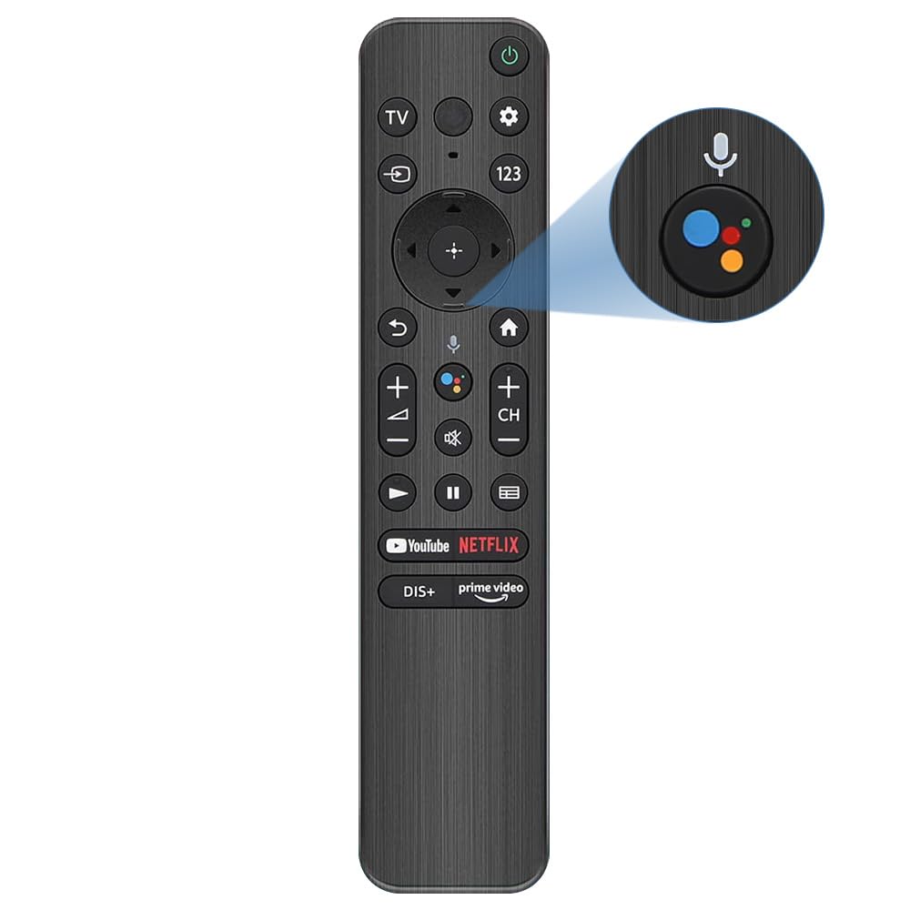 Nettech replacement Sony Bravia remote front view for easy navigation.