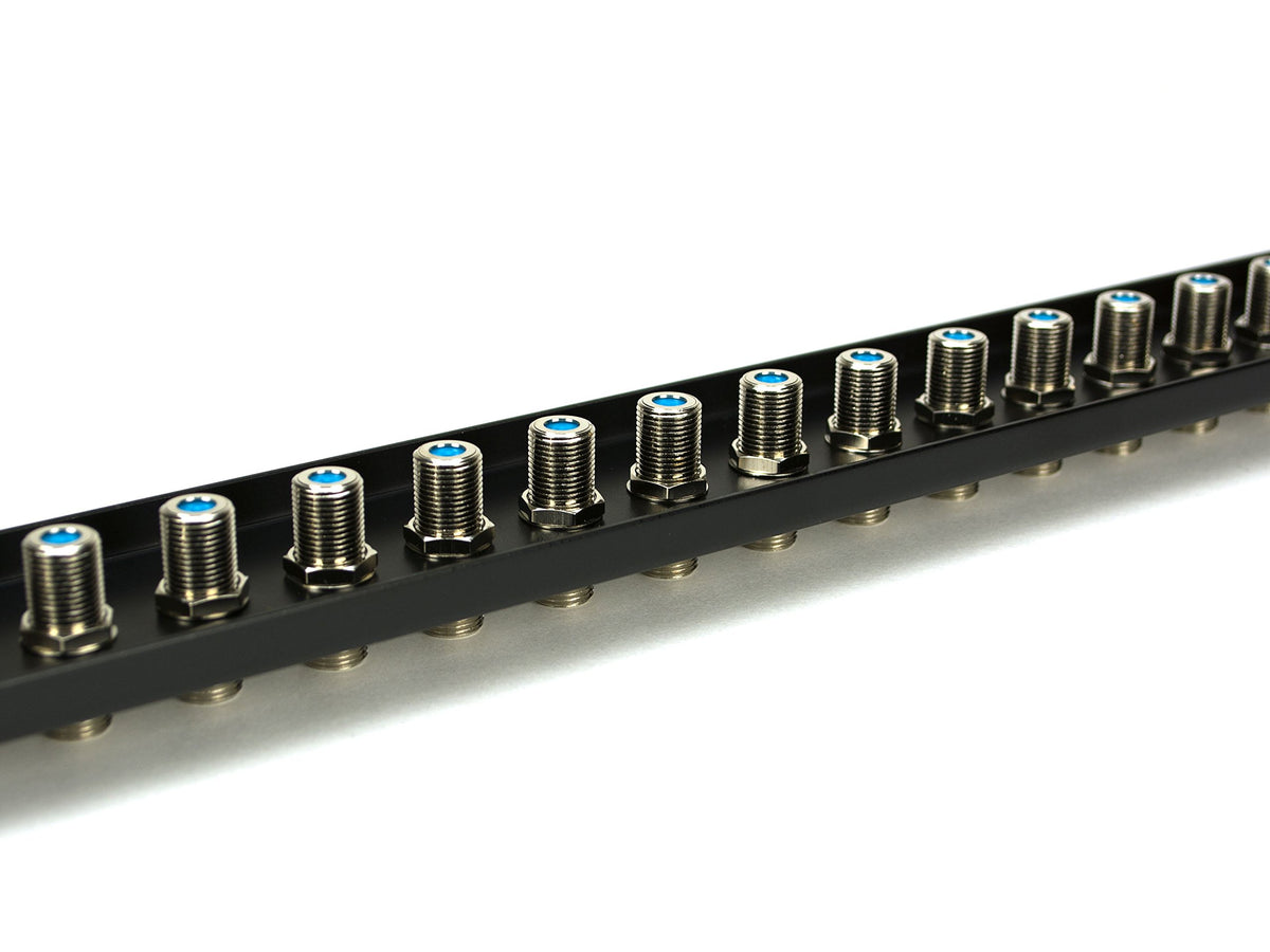 Networx 16-port rear view shows clean rear connections for simple maintenance.