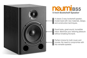 NEUMITECH BS5 1-inch silk dome tweeter with waveguide for smooth highs.