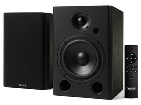 NEUMITECH NEUMI BS5P-ARC front view in dark wood for versatile home use.