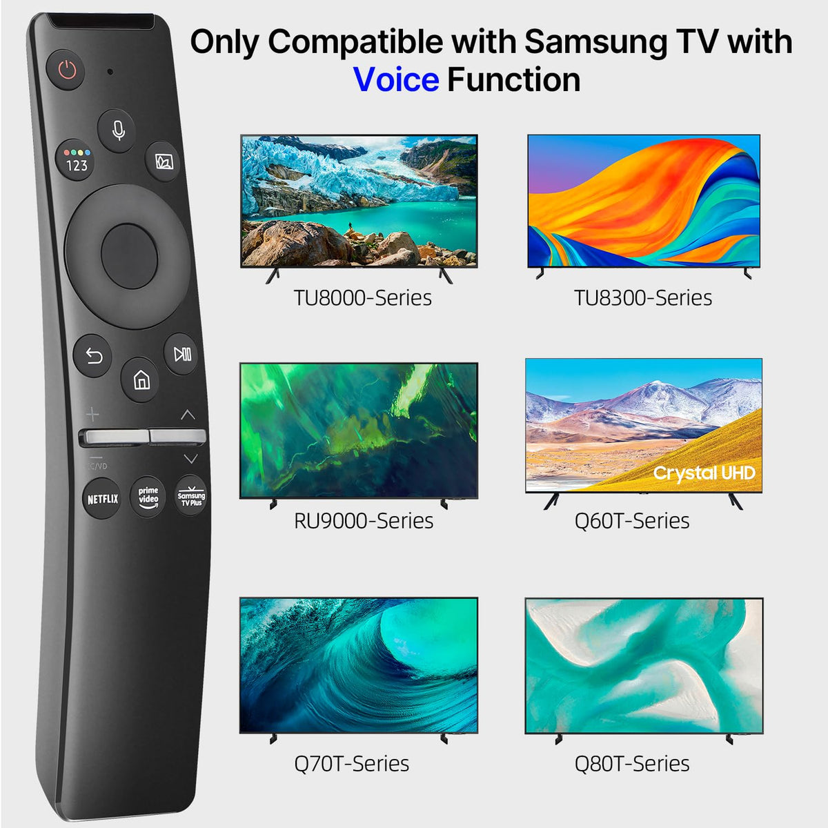 Neuronmart 3.0 remote with Netflix and Prime Video shortcuts for fast access