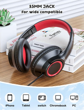 New Bee Kids Headphones 3-5mm compatibility for wide device use