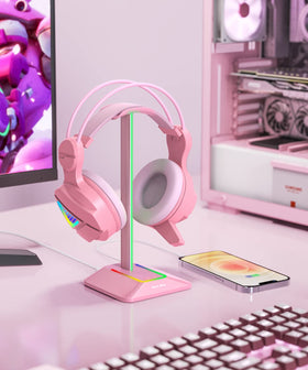 New Bee RGB Light Mode Pink image highlights seven color options for personalized ambiance.