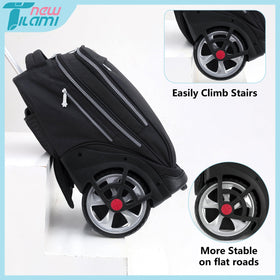 NEW TILAMI rolling backpack laptop sleeve keeps a 14-inch laptop safe while commuting