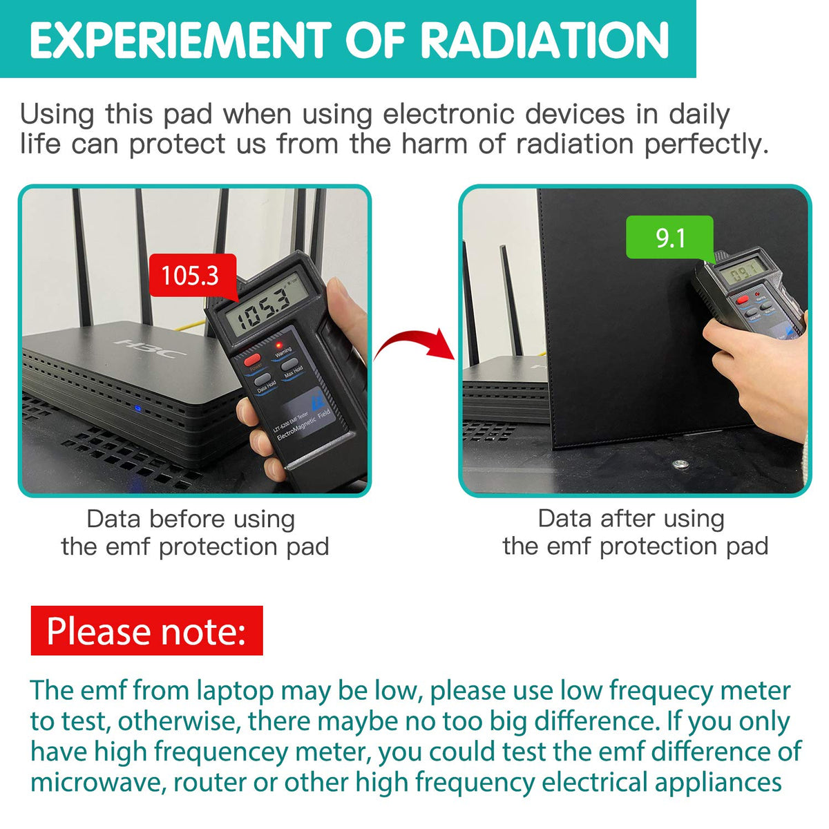 NEWBEAU size comparison with laptop and ruler for portability benefit