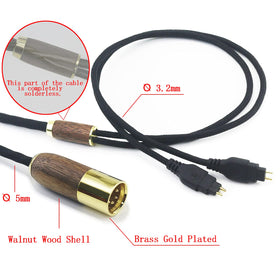 NewFantasia 4-pin XLR balanced male connector for secure Sennheiser compatibility.