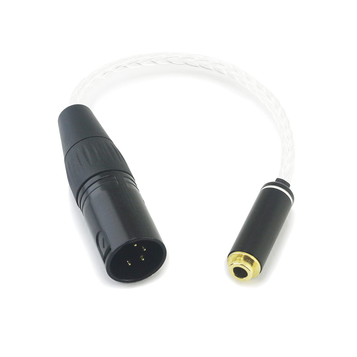 NewFantasia cable showing 4-pin XLR to 4.4 mm balanced connector for pristine hi-fi audio