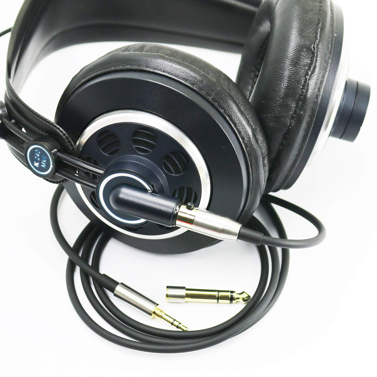 NewFantasia k702 replacement cable showing 4mm diameter and copper detail.