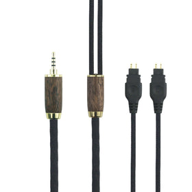 NewFantasia balance cable with walnut wood shell—front view showcases premium craftsmanship.