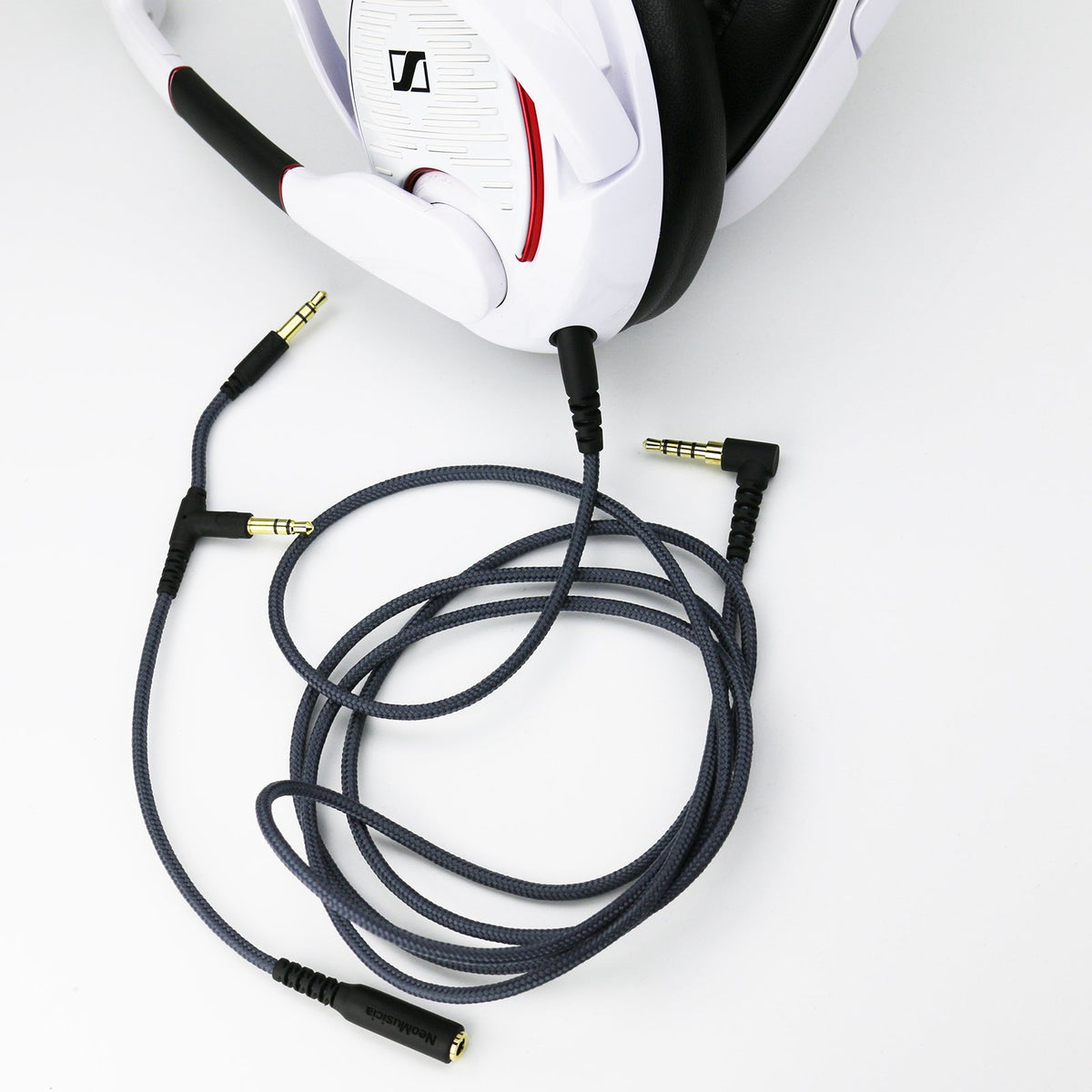 NewFantasia cable connector for Sennheiser GSP350 supports easy setup and steady sound.