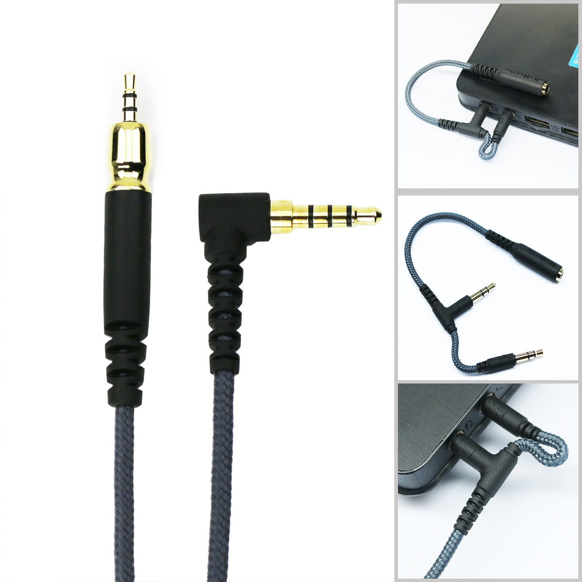 NewFantasia cable connector for Sennheiser PC373D delivers reliable connection.