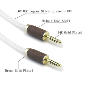 NewFantasia 8-core 6N OCC copper wires reduce noise for clearer music.