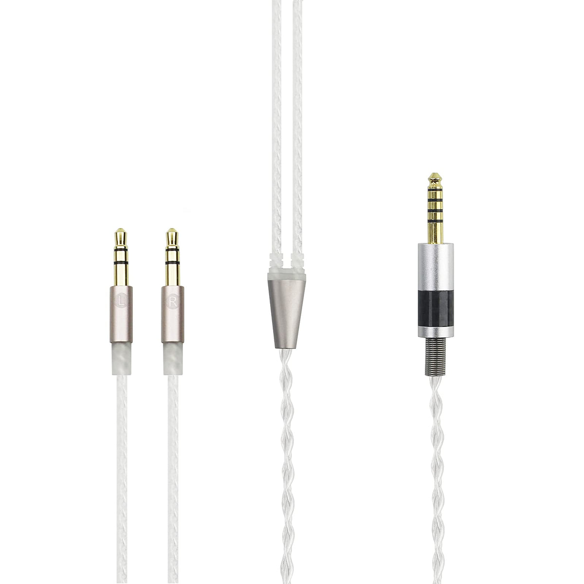 NewFantasia silver-plated OCC cable delivers precise, airy highs.