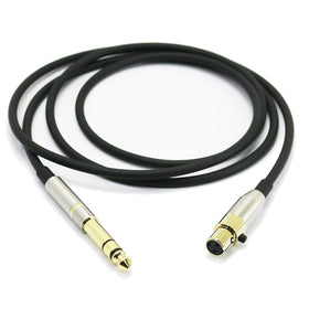 NewFantasia close-up of mini-XLR connector ensuring secure headphone fit