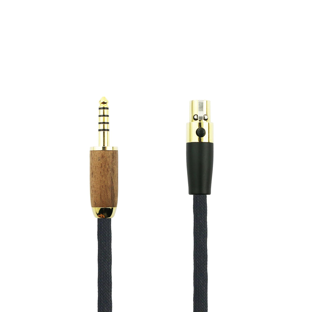 NewFantasia cable next to Sennheiser headphones showing correct scale and direct fit