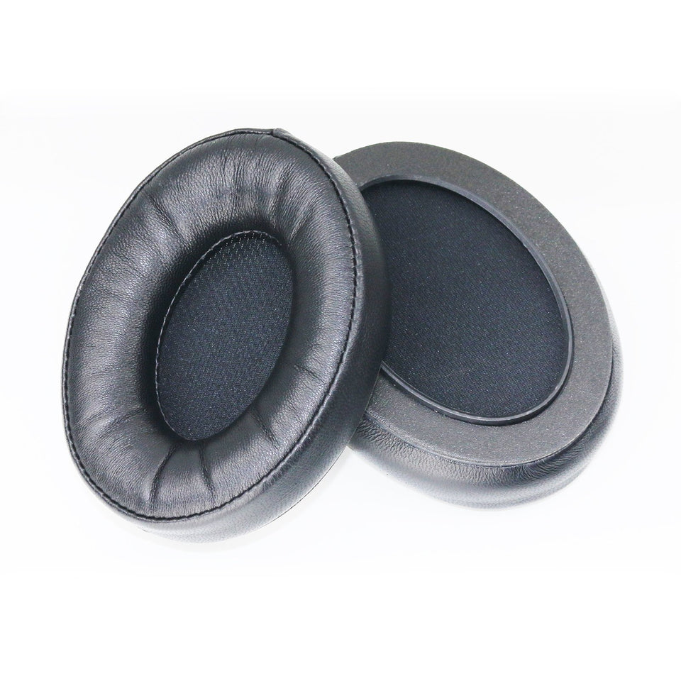 NewFantasia sheepskin ear pads close-up on HD650 for enhanced long-listening comfort