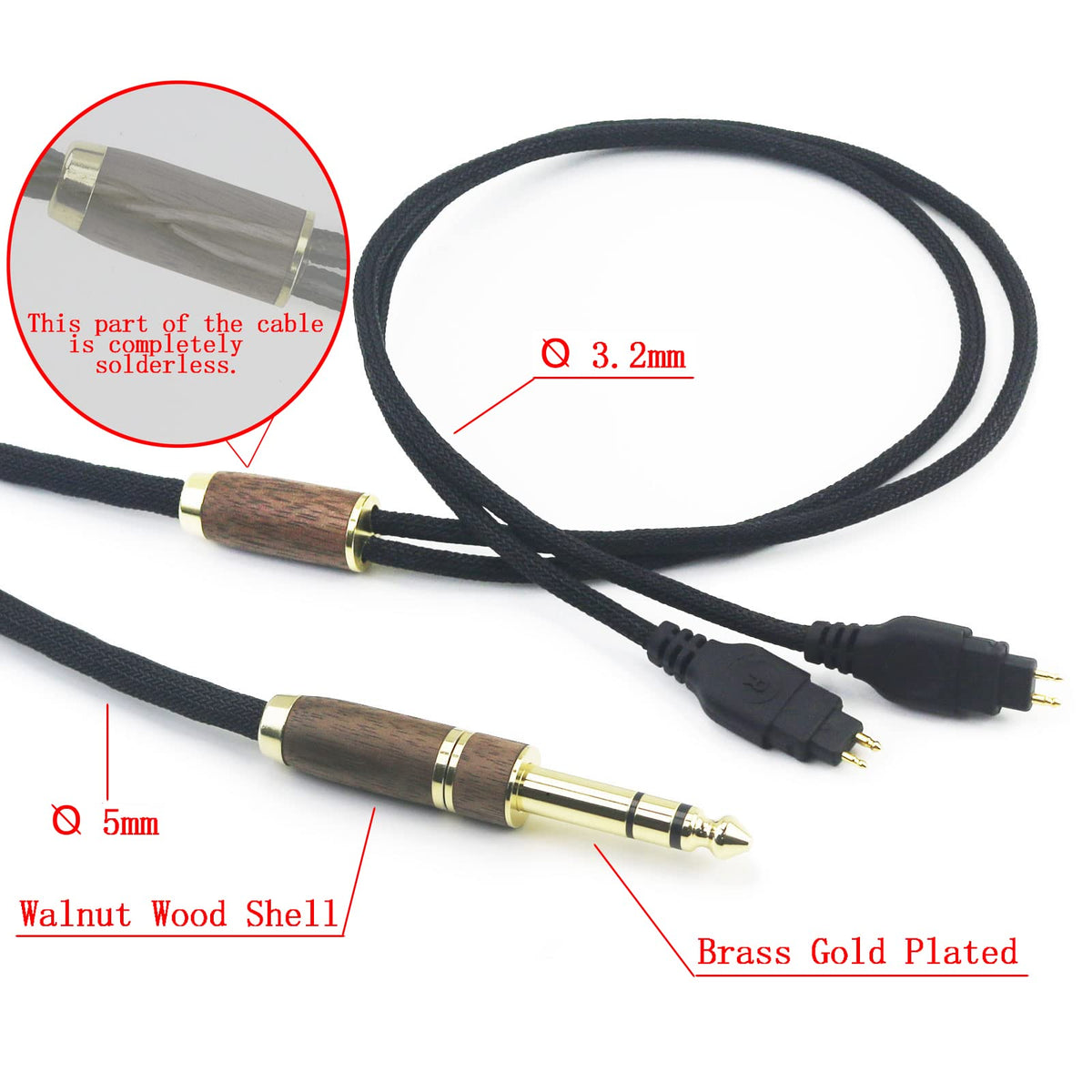 NewFantasia thermostable braided cable resists tangling and wear.