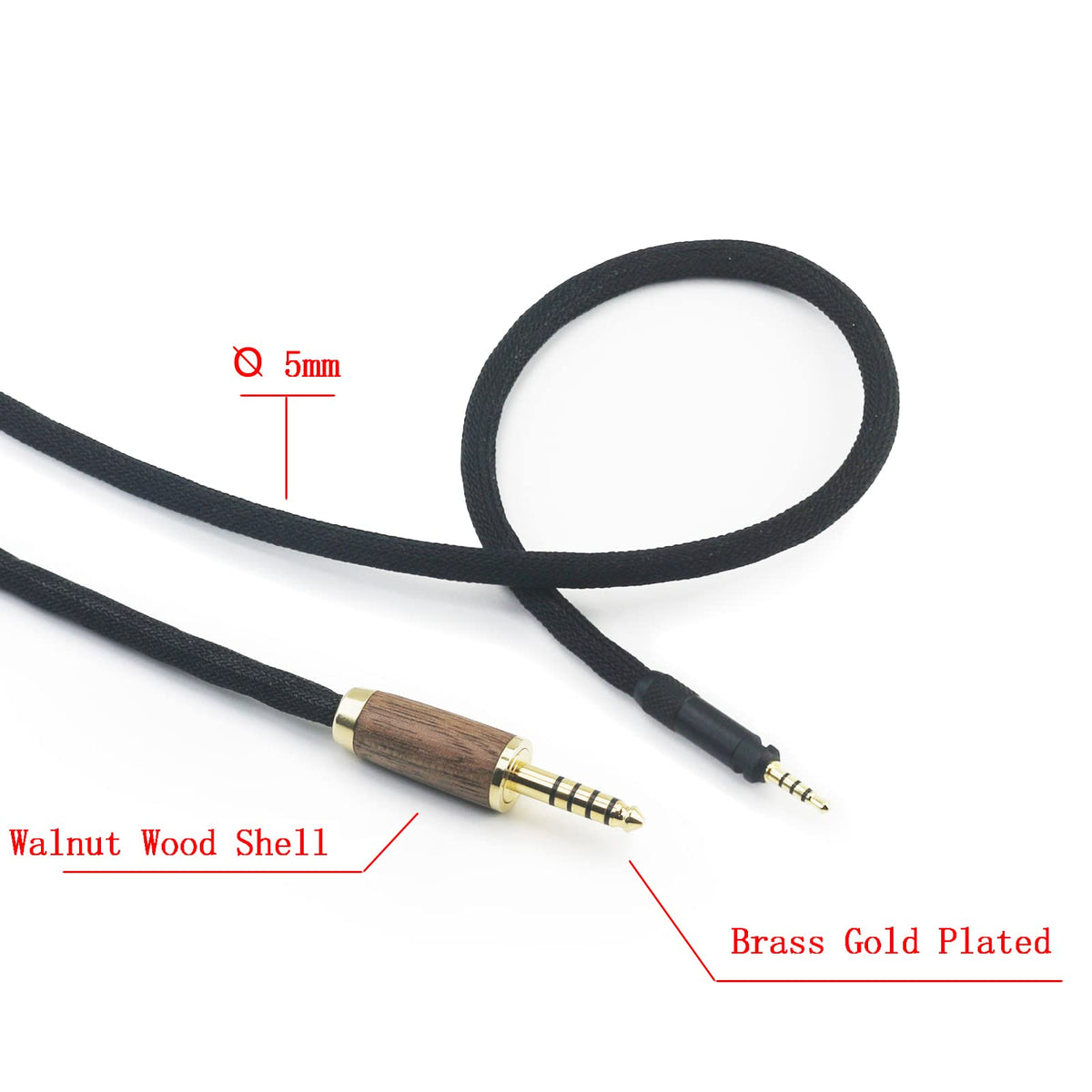 NewFantasia 2.5mm twist-lock jack improves secure connection during sessions.
