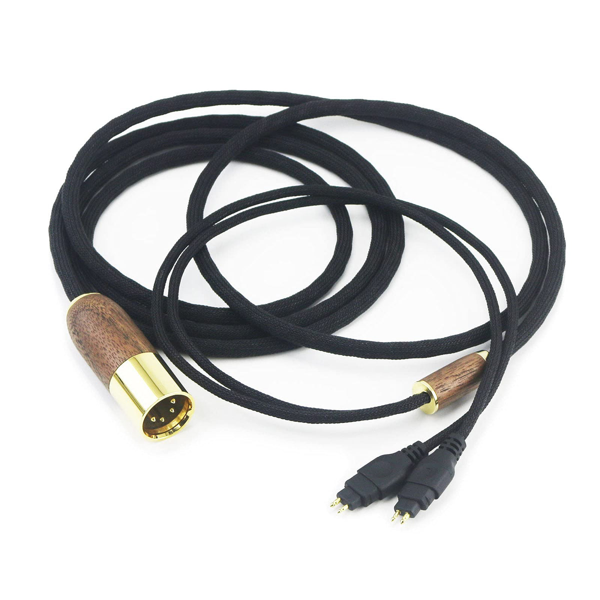 NewFantasia walnut wood shell connectors offer stylish durability.