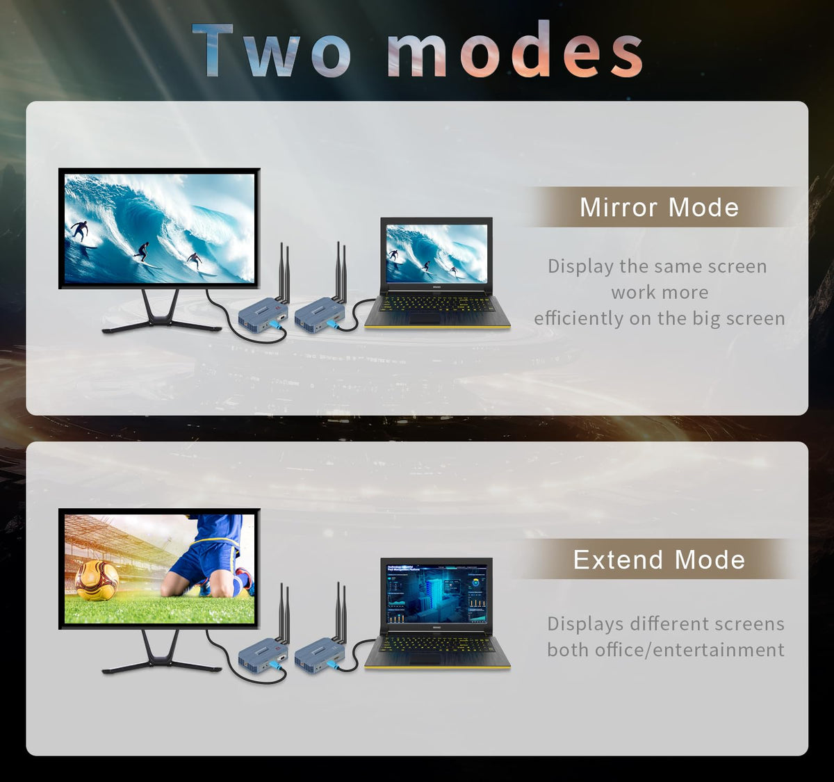 Newiedkvm HDMI unit with embedded audio input and external speakers