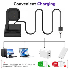 NewJourney charger includes a 3ft USB cable for flexible setup.